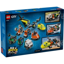 Klocki LEGO 60505 Zestaw z samolotem ciężarówką serwisową i poduszkowcem CITY